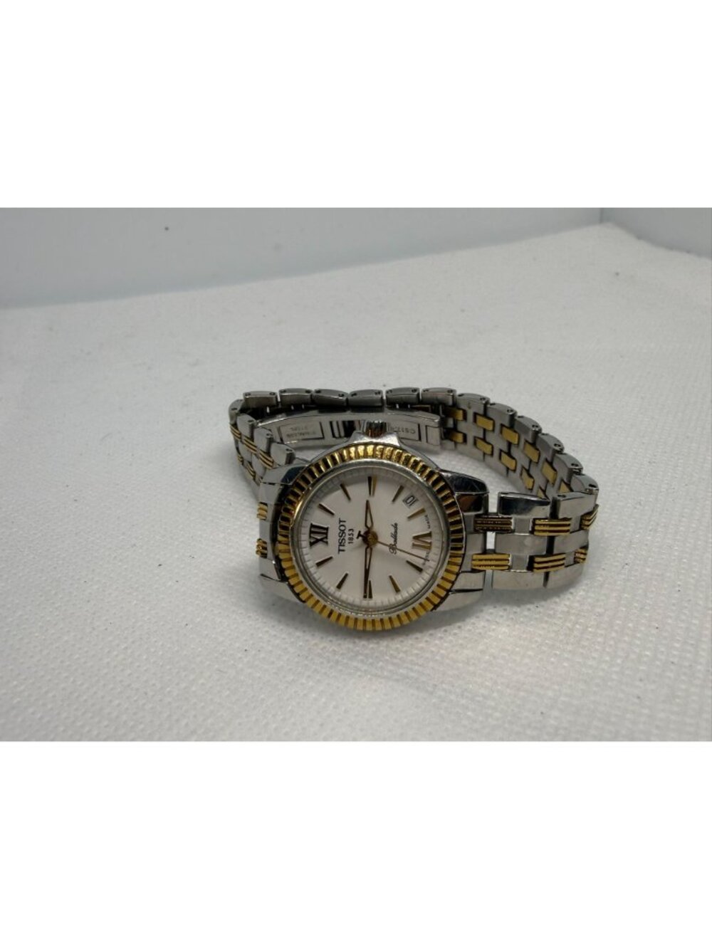 Tissot Ballade C417/517 Two‑Tone Stainless Steel White Dial Women Quartz Watch - Picture 9 of 12